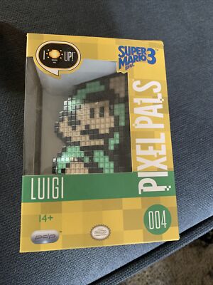 【新品・未開封】ルイージ PIXEL PALS フィギュア 光るLEDライト付 新品・未開封】ルイージ PIXEL PALS フィギュア 光るLEDライト付