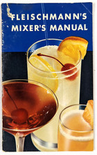 1950s Fleischmann's Liquor Mixer's Bar Recipes Whiskey Gin Scotch Booklet