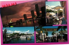 Vintage Postcard 4x6- Bayside Market Place, Miami