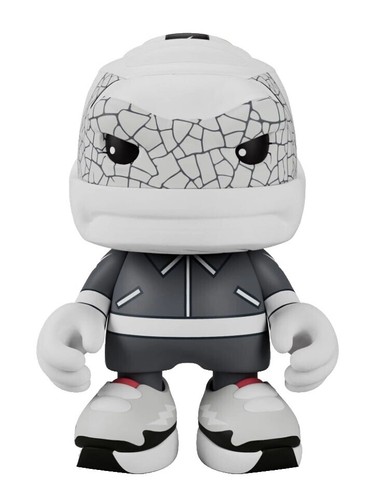 1:1 Scale Secret Base Skull Head Flocked White/Pink Limited Vinyl