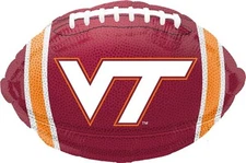 Virginia Tech Hokies NCAA College Sports Party Decoration Football Mylar Balloon