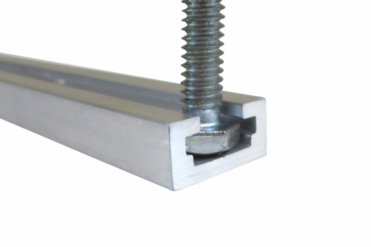T Track Bolts 2-Pack 24" Aluminum T-Track - 3/4" X 3/8" For 1/4" & 5/16" T- Bolts, Perfect For Woodworking Jigs 36 T-track - Foto 14