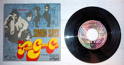 VINYL PLATTE 45 GIRI SIMON SAYS FRUIT GUM Co.-KANN ICH EINEN RIESIGEN SCHRITT IN DEINE MACHEN