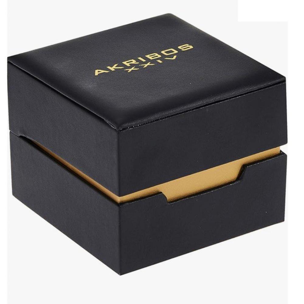 NEW Akribos XXIV Brushed Antique Bronze Unisex Watch  display picture 2