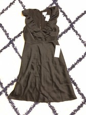 NWT J. Crew Rosalind Ruffle Dress Black 6