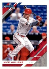 2019 Panini Donruss Base #109 Nick Williams Philadelphia Phillies