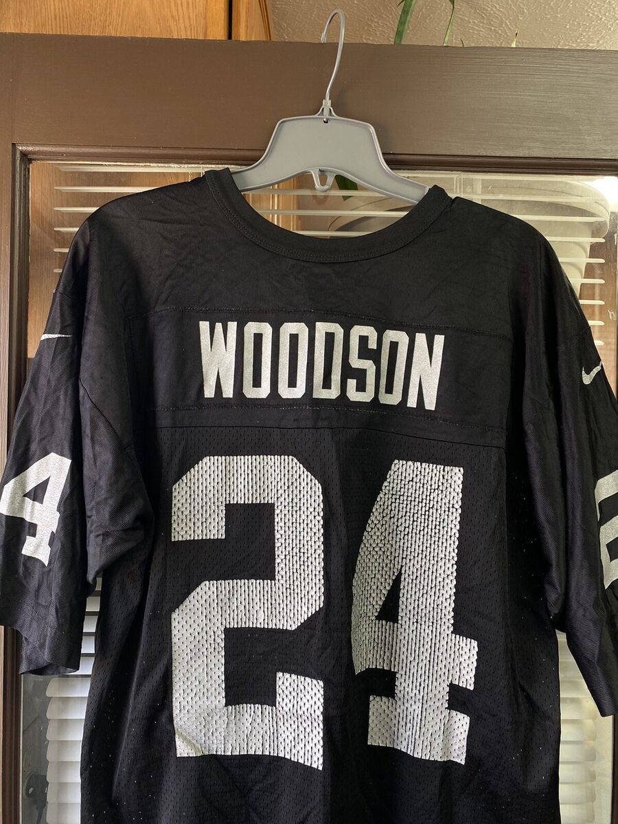 00's Charles Woodson Oakland Raiders Reebok NFL Jersey Size Medium – Rare  VNTG