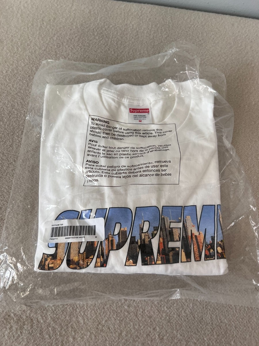 Supreme Gotham Tee - Size Medium - White - NEW | eBay