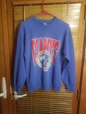 Vintage New York Giants Logo Crewneck Sweatshirt Fruit Of The Loom Made In USA L