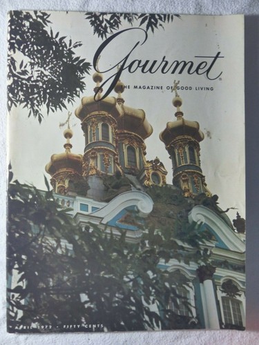 Vintage baking cooking Gourmet The Magazine of Good Living April 1972 XXXII - Picture 1 of 4