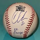 CHAS McCORMICK (Astros) Signed Official 2022 WORLD SERIES Baseball Beckett + INS