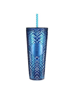 Starbucks Dining | Starbucks Holiday 2022 Azure Blue Venti Tumbler 24oz | Color: Blue | Size: Os | Funday_Finds's Closet