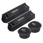 Recoil RET1 Echo Series 1-Inch Car Audio Component Neodymium Silk Dome Tweeters