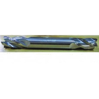 7/16'' Solid Carbide Double End 4 Flute END MILL Weldon Flat USA HTC 210-4437