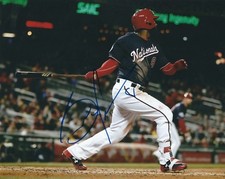 Autographed Brian Goodwin 8X10 Washington Nationals Photo with COA