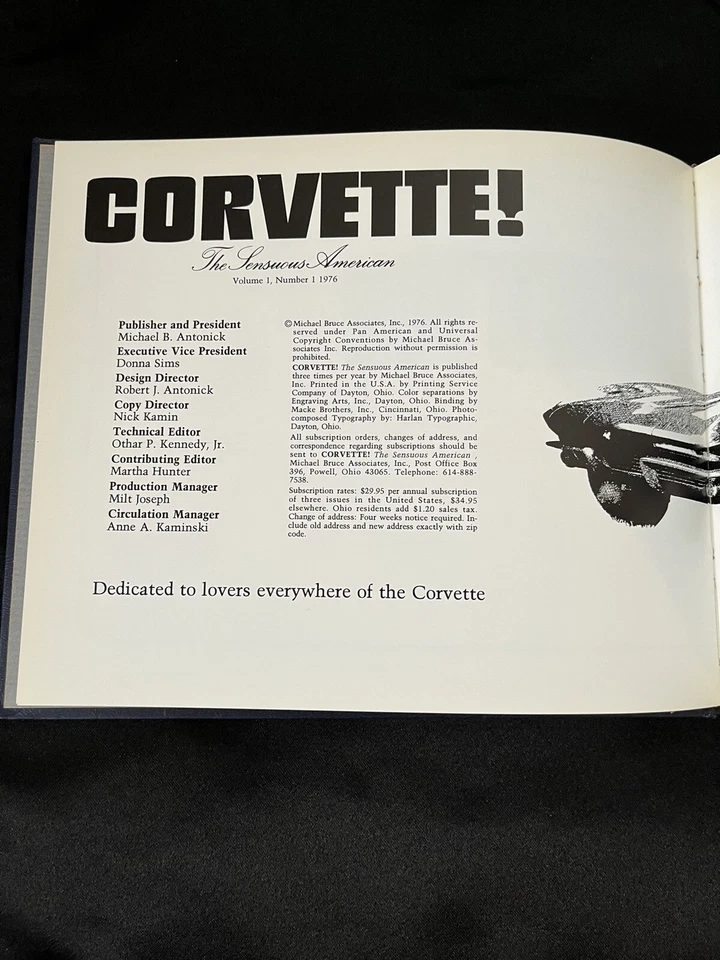 Corvette! The Sensuous American 1976  3 Volume Set  1-1, 1-2 And 1-3 - Image 4 of 4