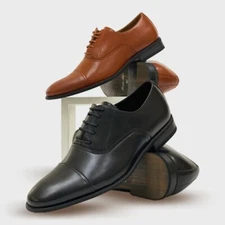 Ferro Aldo CHARLES Men's Classic Cap toe Lace Up Oxford Casual Dress Shoes