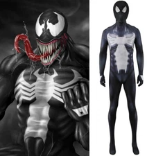 Upgraded Venom Spider-Man Jumpsuit Cosplay Costume 3D Bodysuits Halloween Party