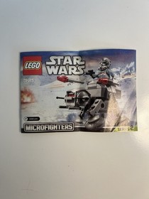 LEGO Star Wars AT-AT Microfighter 75075 Complete Set w/ AT-AT Driver Minifigure