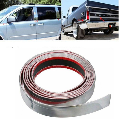 #ad 1#x27;#x27; Chrome Trim Molding Strip Car Door Window Bumper Side Trime Protector 10FT $8.99