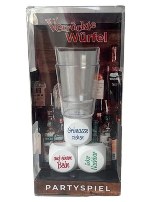 Markenlos Jeu de Dés Fête Boire avec Verre à Shot Fun - Photo 1/2