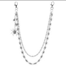 Wallet Chain Goth Y2k Style Spider