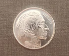1 Troy Ounce - Buffalo / Indian Head .999 Fine Silver Round