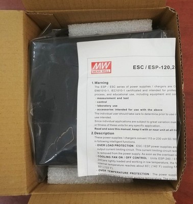 MeanWell New ESP-240-54 216W 4A 54VDC Output AC/DC Desktop Power Supply