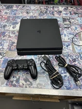 Sony PlayStation 4 Slim 1TB Black Console With Controller & Cords