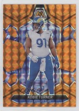 2024 Panini Mosaic Orange Mosaic Prizm 4/199 Kobie Turner #132 2h5