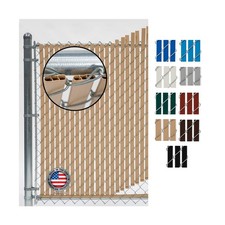 Fence Source Double-Double Bottom Locking Privacy Fence Slat 9 Colors Doubl...