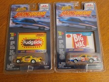 Johnny Lightning Racing Dreams Cereal Fudgsicle and Big Mac Bonus Logo Card
