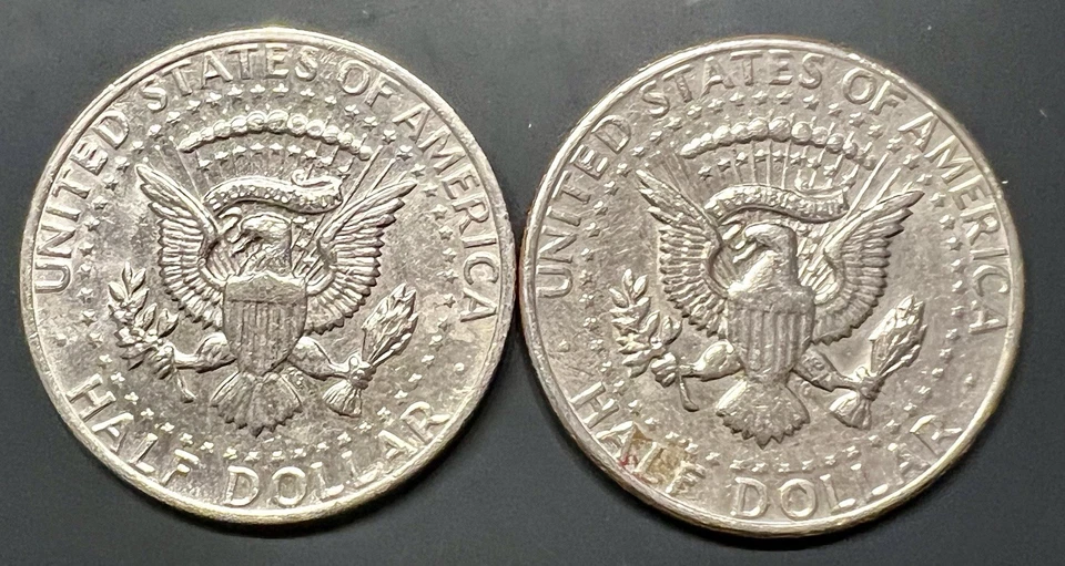 1974 Kennedy Half Dollar P&D DDR Errors + Off-Center Strike Rare Set - Image 2 of 4