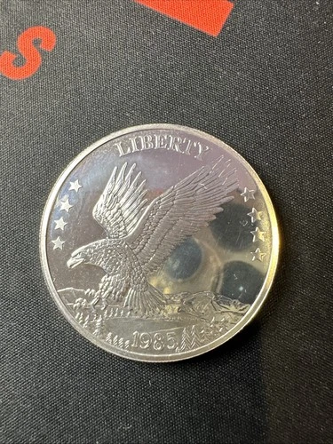 1985 Liberty American Double Eagle 1 Troy Oz .999 Fine Silver Round Ounce (A)