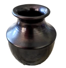 Prinkmash Abbey Vintage 3.5" Handmade Bud Vase-Gunmetal