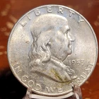 1953-D FRANKLIN HALF DOLLAR 90% Silver AU