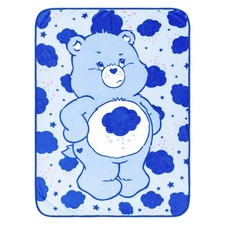 Care Bears Grumpy Bear Fleece Throw Blanket  45 x 60 Inches