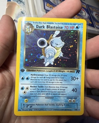 Pokemon Dark Blastoise Team Rocket 1st Edition Holo Rare #3 CGC 9