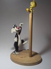 Vintage Küchenpapierständer Paper Towel Holder Looney Tunes Tweety Sylvester