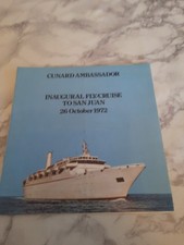 Canard Ambassador Inaugural Brochure 1972