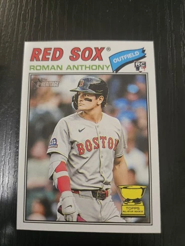 Topps Heritage 2026 Roman Anthony Rookie Boston Red Sox #86 Baseball Card