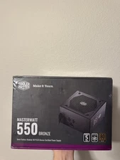 Cooler Master MasterWatt 550W 80 Plus Bronze Power Supply (US Plug) - Brand New