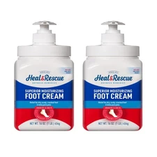 Profoot Heel Rescue Foot Cream 16 Ounce Bottle, 2 Pack, for Cracked, Calloused o