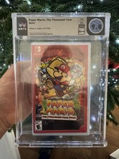 Mario Paper Switch 9.8 A++ WATA 