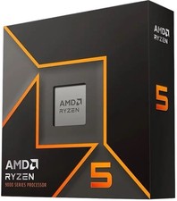 AMD Ryzen 5 9600X Processor Zen 5 6-Core 3.9GHz AM5 65W CPU 100-100001405WOF
