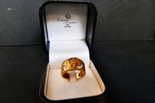 Exquisite Carrera y Carrera  18k Gold Wide  W...
