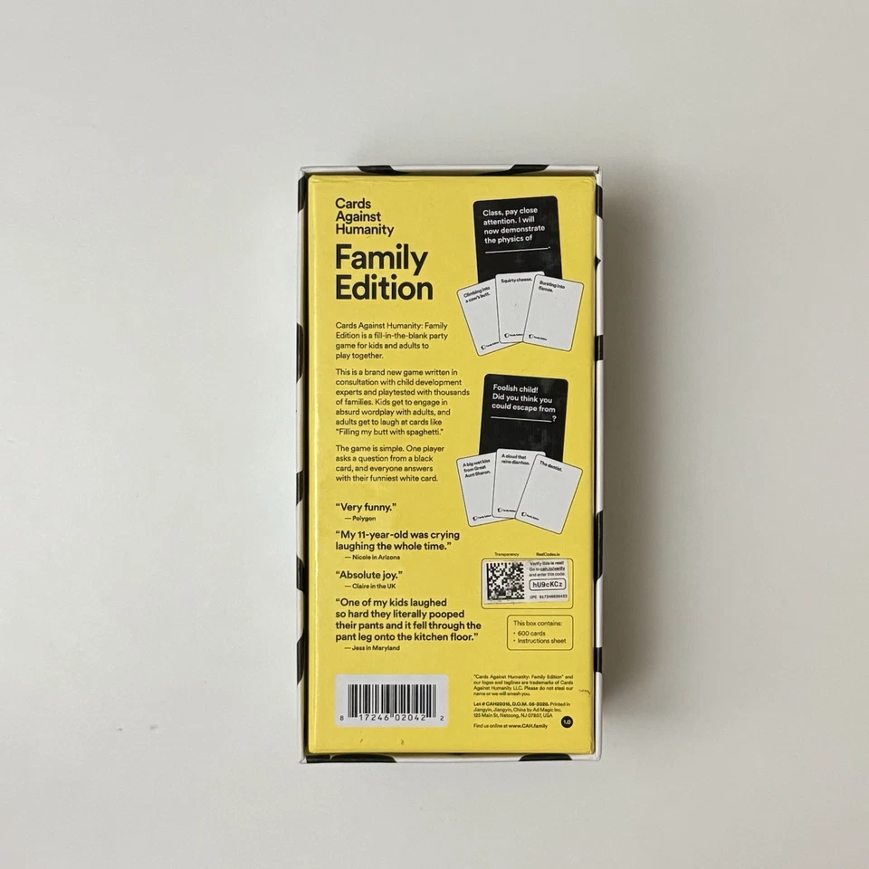 Cards Against Humanity Family Edition - Image 2 of 3