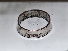 1973 - Size 10  Dated Quarter Coin Ring