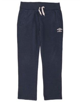 Umbro Mens Tracksuit Trousers Medium Navy Blue Cotton DW03