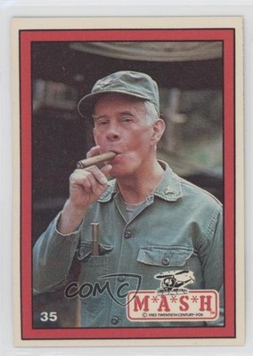 1982 Donruss M*A*S*H Colonel Potter #35 0e3